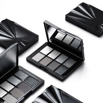 韩国直邮 Risky 25年新色 Pigment Eyeshadow金属冷灰八色眼影盘