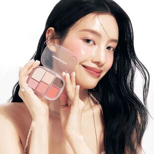 新出颜色8#9# wakemake6色眼影盘solvely3种质地多功能彩妆盘