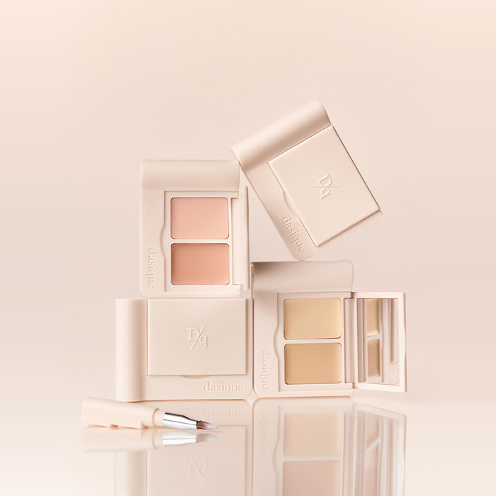 代曦可 dasique pro cover duo concealer 双色遮瑕盘带刷子新款