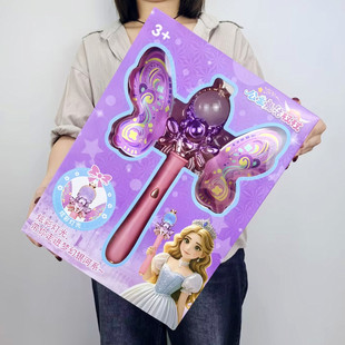 大礼盒仙女魔法棒发光音乐公主棒闪光魔仙玩具幼儿园培训生日礼物