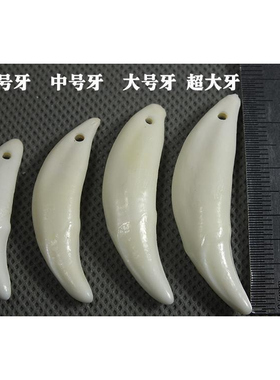 黑狗牙天然狗牙真狗牙齿藏獒犬牙宝宝儿童吊坠项链男士民族风吊坠