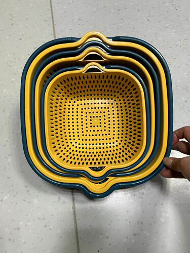 余裕双层洗菜盆沥水篮六件套厨房