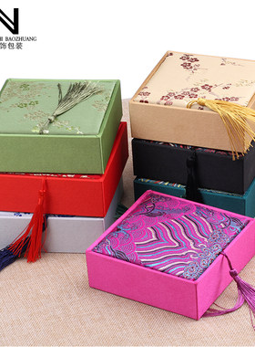 手镯佛珠手串盒流苏锦盒饰品盒子