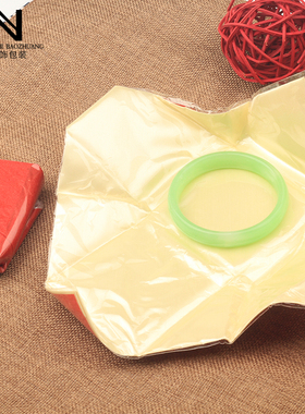 玉器翡翠手镯包装纸包红纸包内垫珠宝包装盒包白色 黄色