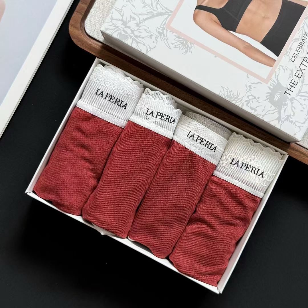 2025红色本命年新款LAP红色内裤磨毛亲肤柔软莫代尔亲肤透气内裤