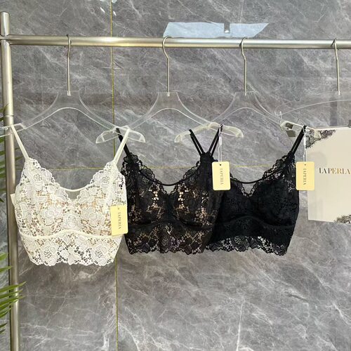 LaP2026春新款法式蕾丝内衣女无钢圈胸罩法式内衣薄款小胸文胸女