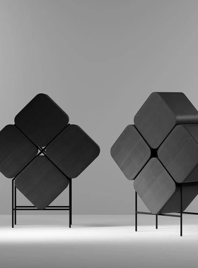 STERN大师设计现代简约轻奢意式四叶草餐边酒柜客餐厅储物收纳柜