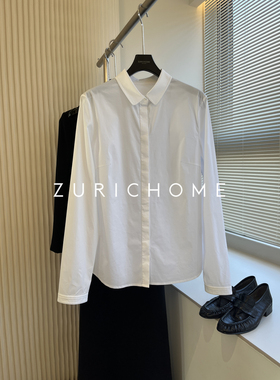 ZURICH HOME 衣橱B备 好版型 微弹显瘦不臃肿 基础款百搭白衬衫