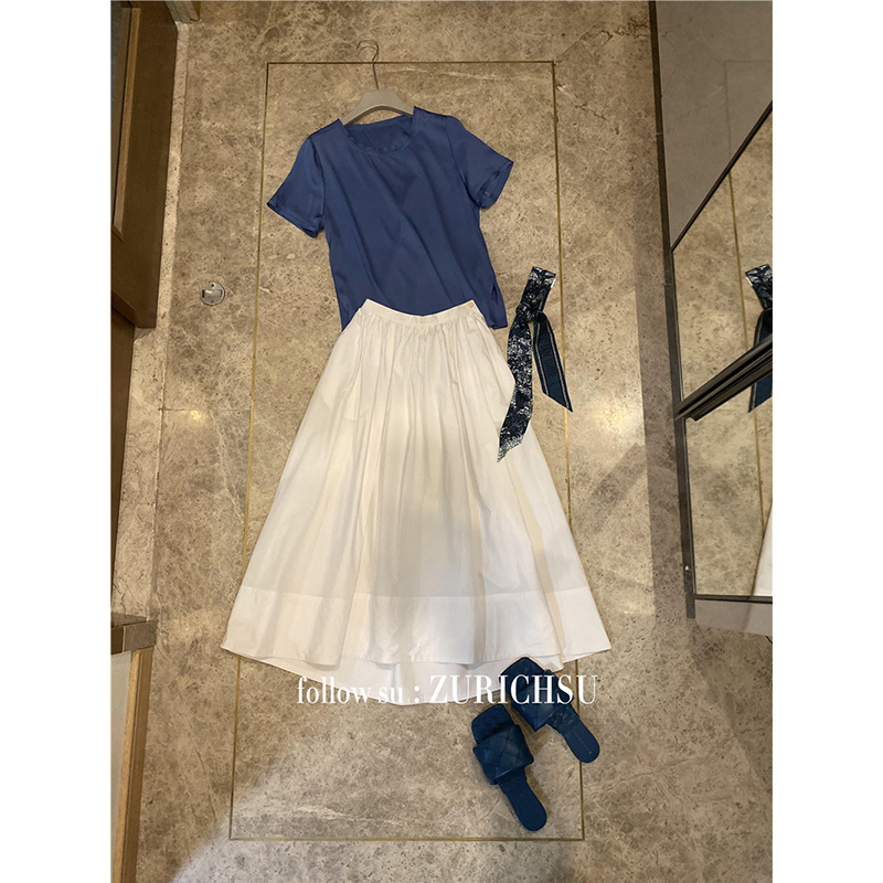 春夏 高腰A摆 显瘦 醇棉半裙  A摆百搭伞裙  白色 薰衣草紫色在类目 女装/女士精品, 半身裙中 - 来自Buy2taobao.com提供专业的淘宝代购服务