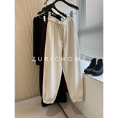 卫裤 ZURICH 糯暖舒适 保暖收口束脚休闲加绒厚款 HOME 休闲庸懒