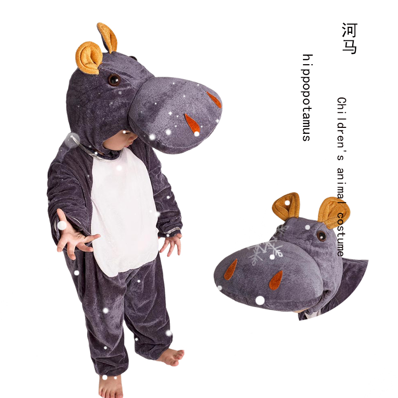 男女儿童卡通儿童动物表演服演出