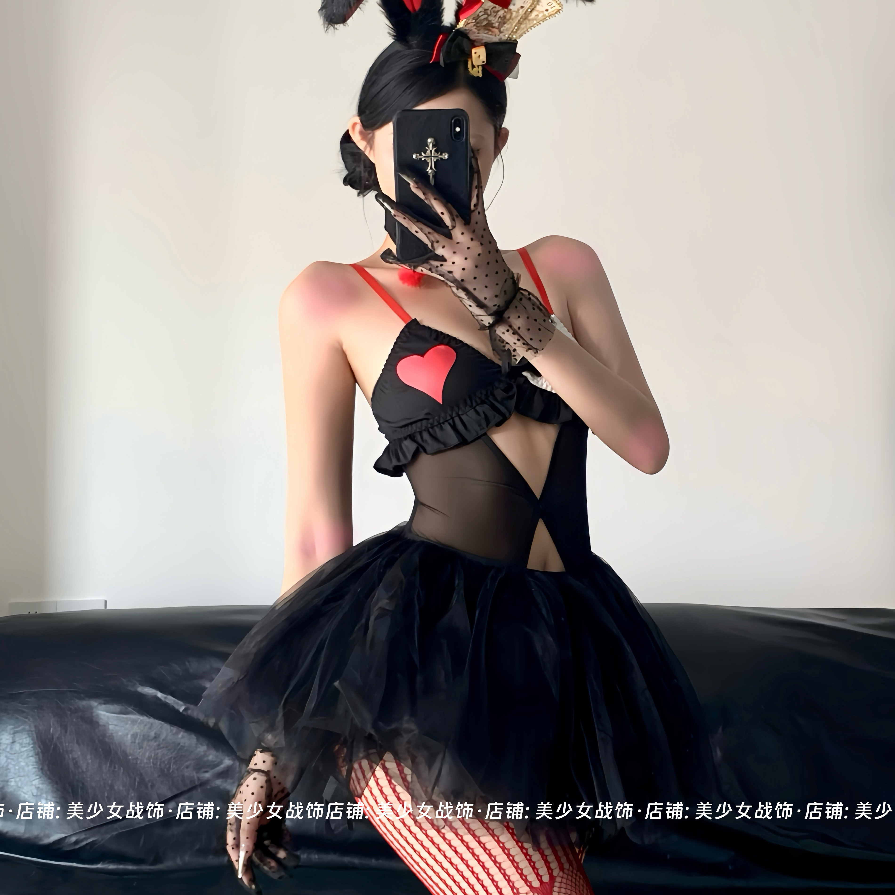 小丑女 万圣节cos牌侍甜心游乐夜场辣妹扑克牌装夜店表演制服套装