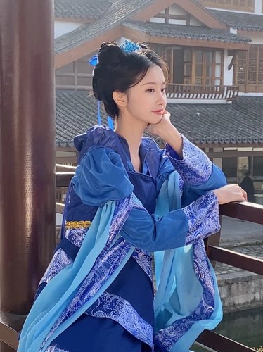 龙葵广袖流仙裙同款古装汉服