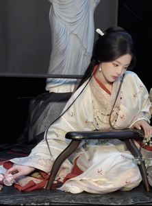 杨超越同款战国袍春秋战国先秦马山超仙七夕汉服节舞蹈演连衣裙