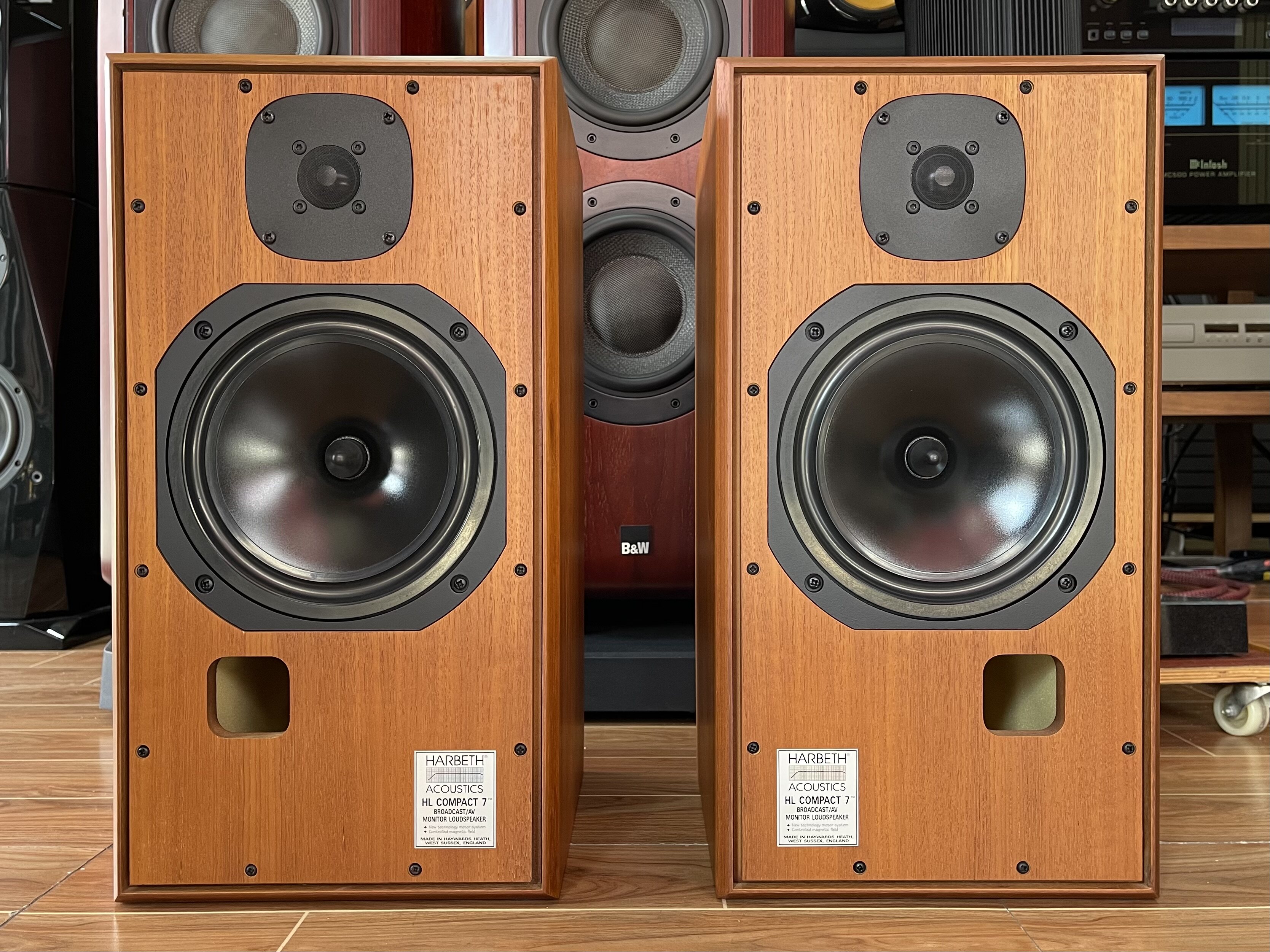 英国harbeth/雨后初晴 hl compact7一代铭器经典发烧监听书架音箱