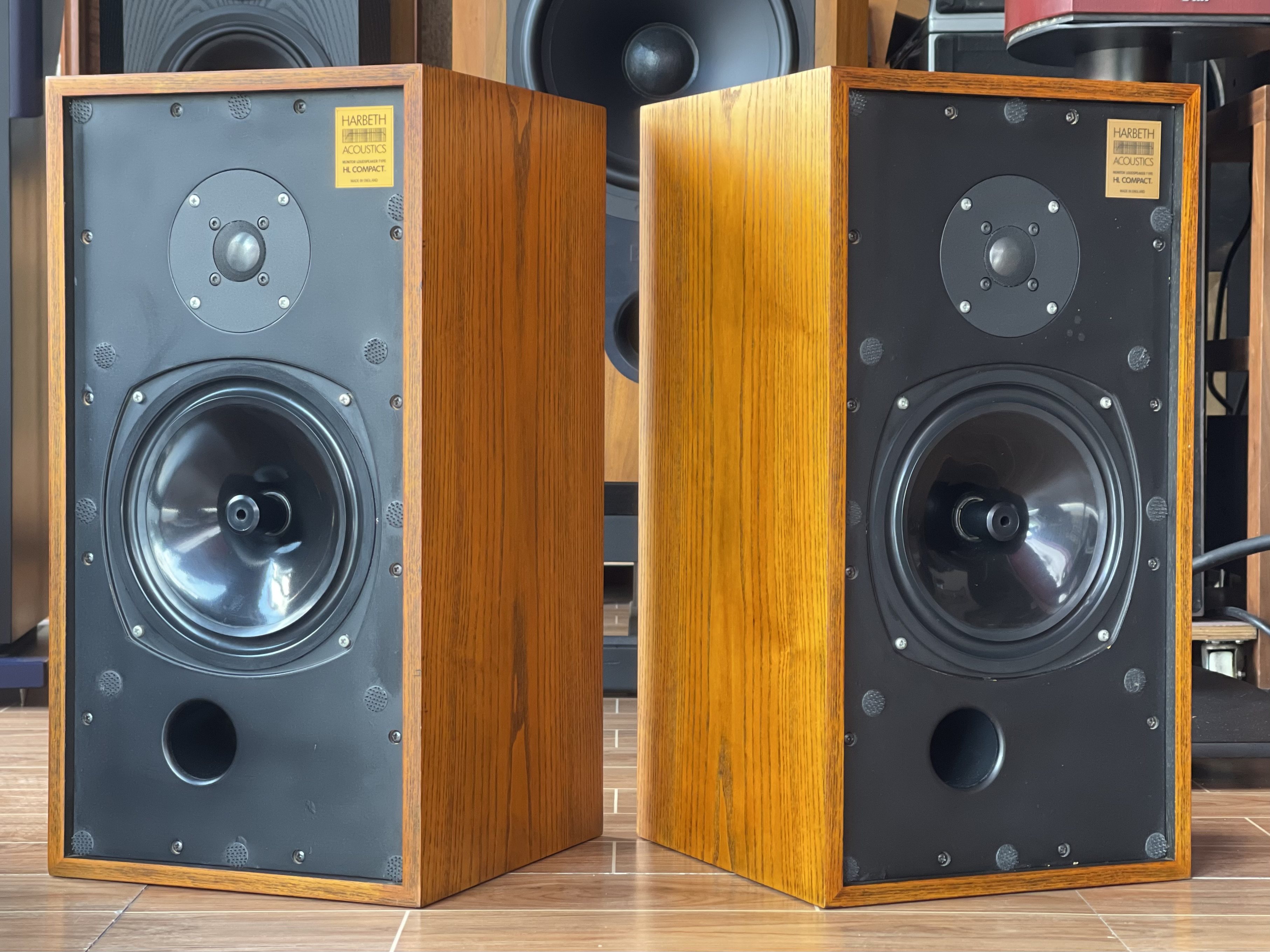 英国harbeth/雨后初晴 hl compact/金碧金标经典发烧监听书架音箱