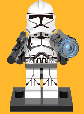 星球大战欣宏634白色克隆兵 sw541白兵拼装积木人仔玩具益智男孩