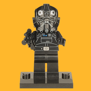 星球大战欣宏208钛战机飞行员SW621第三方儿童拼装积木人仔玩具