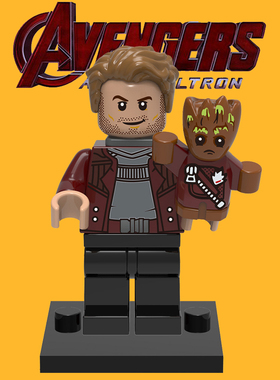 漫威人仔银河护卫队610星爵第三方积木拼装玩具儿童sh499 76107