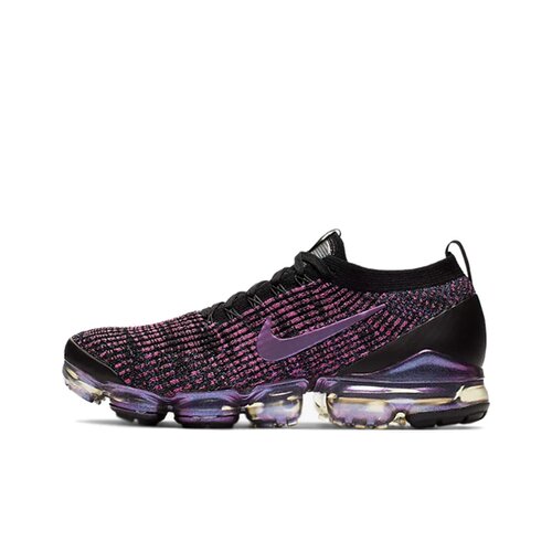 Nike耐克VaporMax Flyknit低帮气垫休闲跑步鞋男款乌紫AJ6900-007