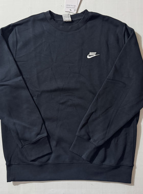 Nike/耐克 男子刺绣LOGO运动休闲加绒套头卫衣BV2663-010-063