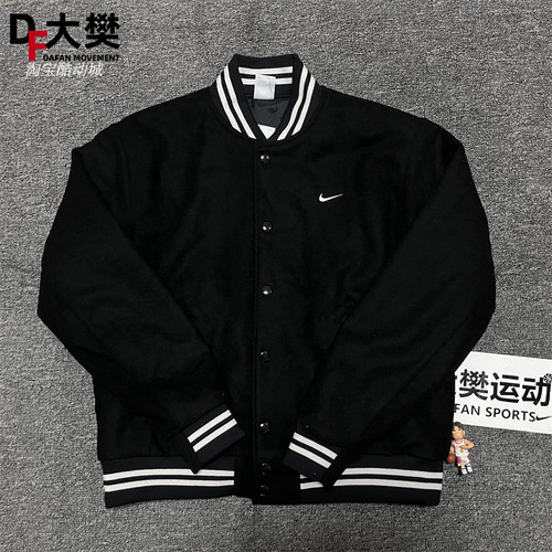 Nike扣子男女保暖棒球服