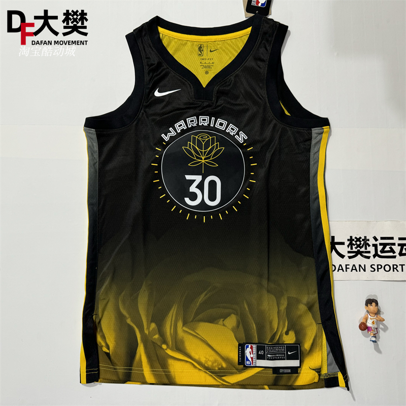 Nike/耐克 男子勇士队库里运动篮球无袖背心球衣 DO9593-012