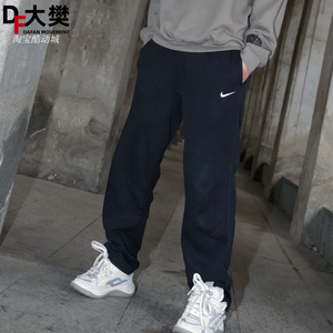 Nike/耐克 男子秋冬加绒保暖宽松运动直筒长裤 623455-010