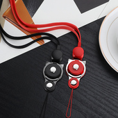 硅胶包边手机挂绳个性 创意手机壳绳金属环挂带挂脖女不勒脖可拆卸