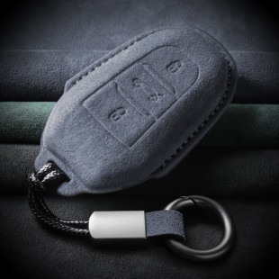 适用东风标致408钥匙套508L男4008女5008士308车钥匙包壳皮扣2008