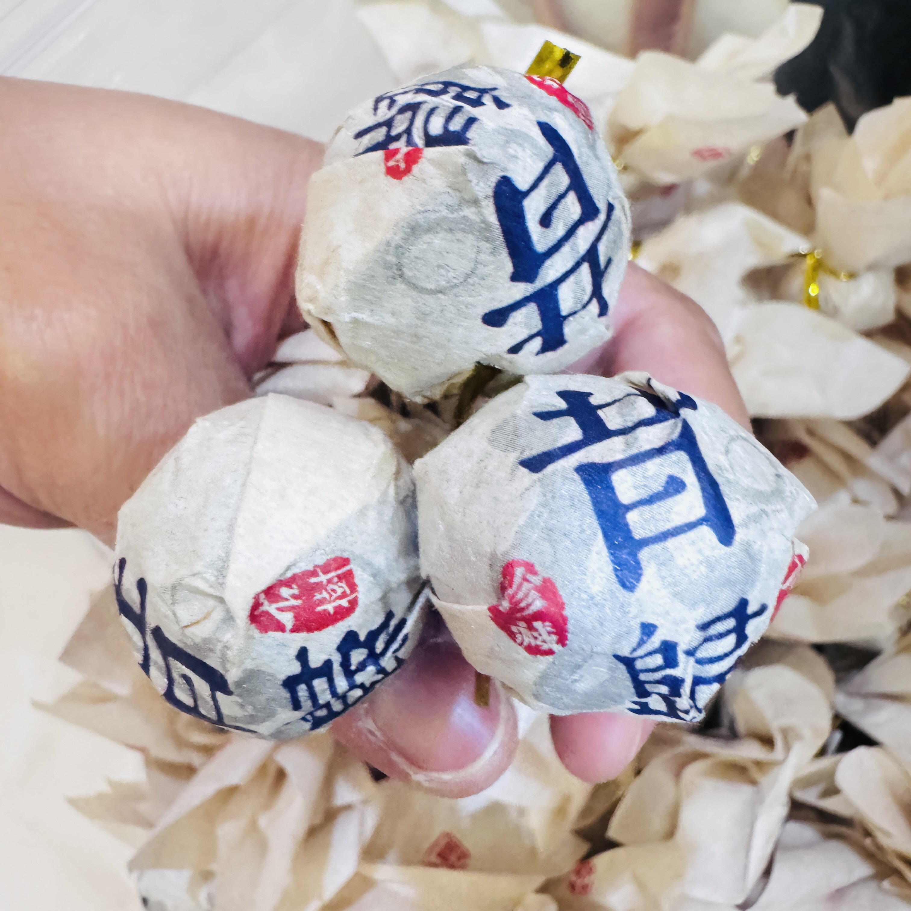 普洱茶昔归龙珠手工揉捻500g耐泡高香