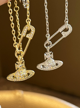 西太后别针链条项链NANA同款回形