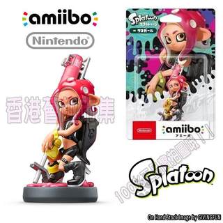 正版任天堂amiibo Splatoon喷射战士3 章鱼女孩男孩潮色姐妹 手办