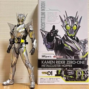 假面骑士01金属簇蝗虫真骨雕帝骑空我古迦超可动人偶玩具模型手办