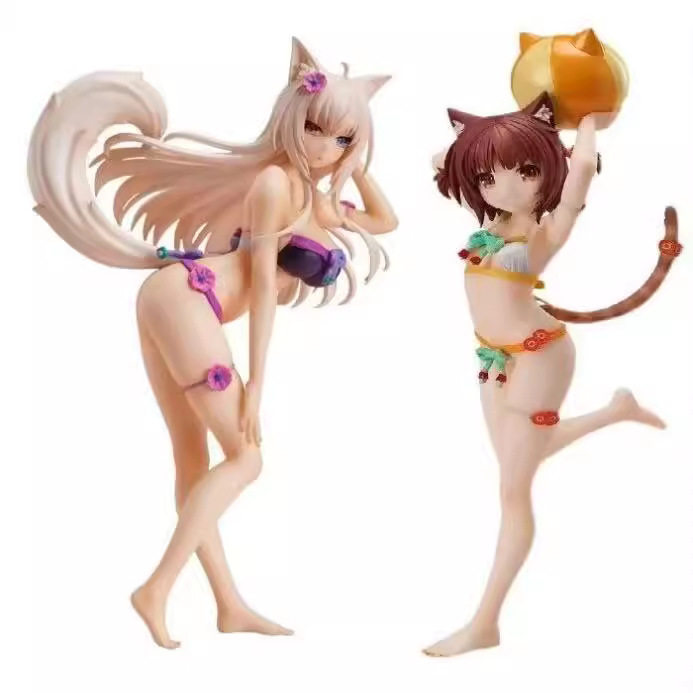 猫娘乐园 NEKOPARA 夏日泳装 红豆 椰子站姿 模型 摆件 盒装手办