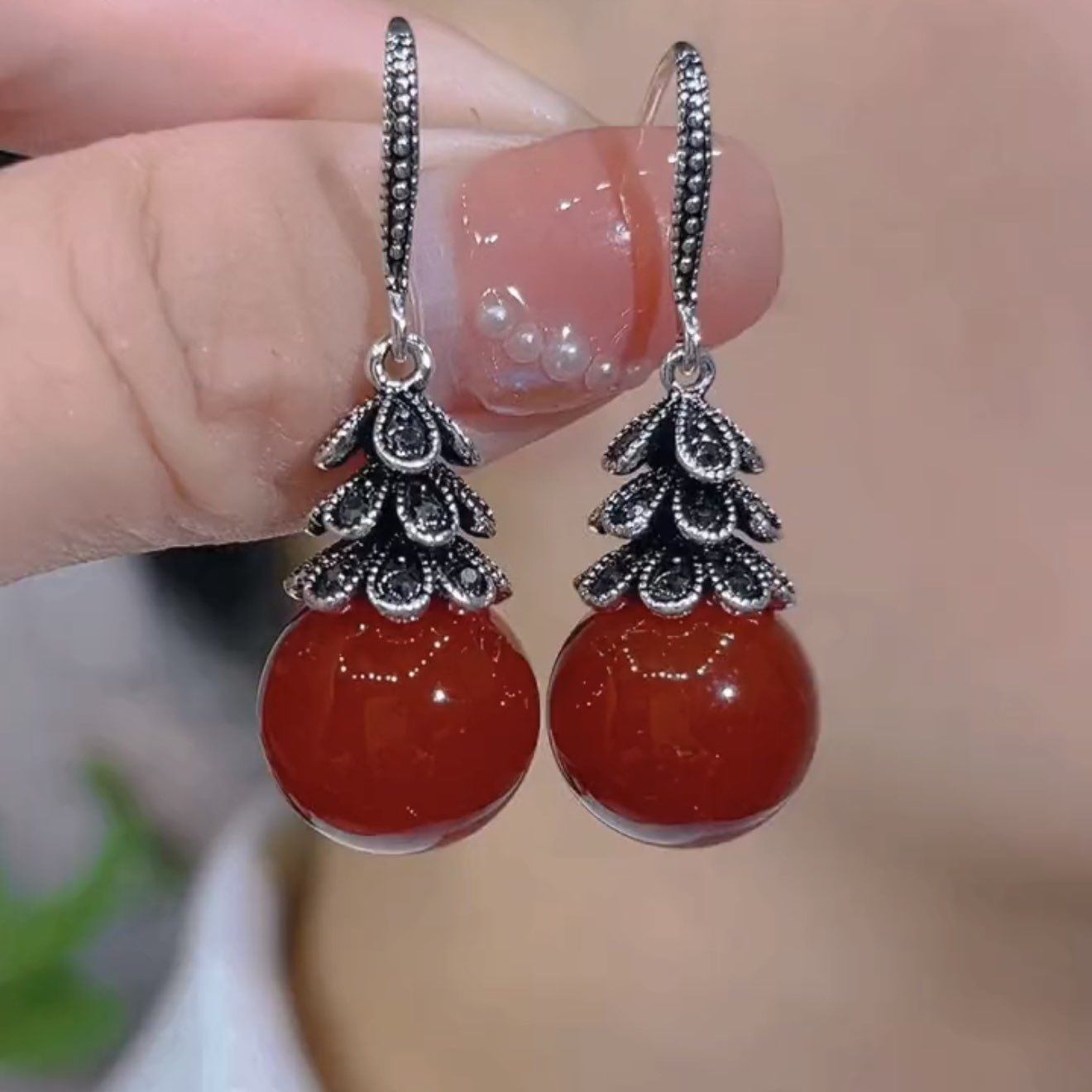 复古宫廷风气质耳钩2026新款民族风银耳环925纯银针时尚轻奢耳饰,珠宝/钻石/翡翠,耳饰,淘宝优惠券,粉丝福利购,淘宝优惠卷