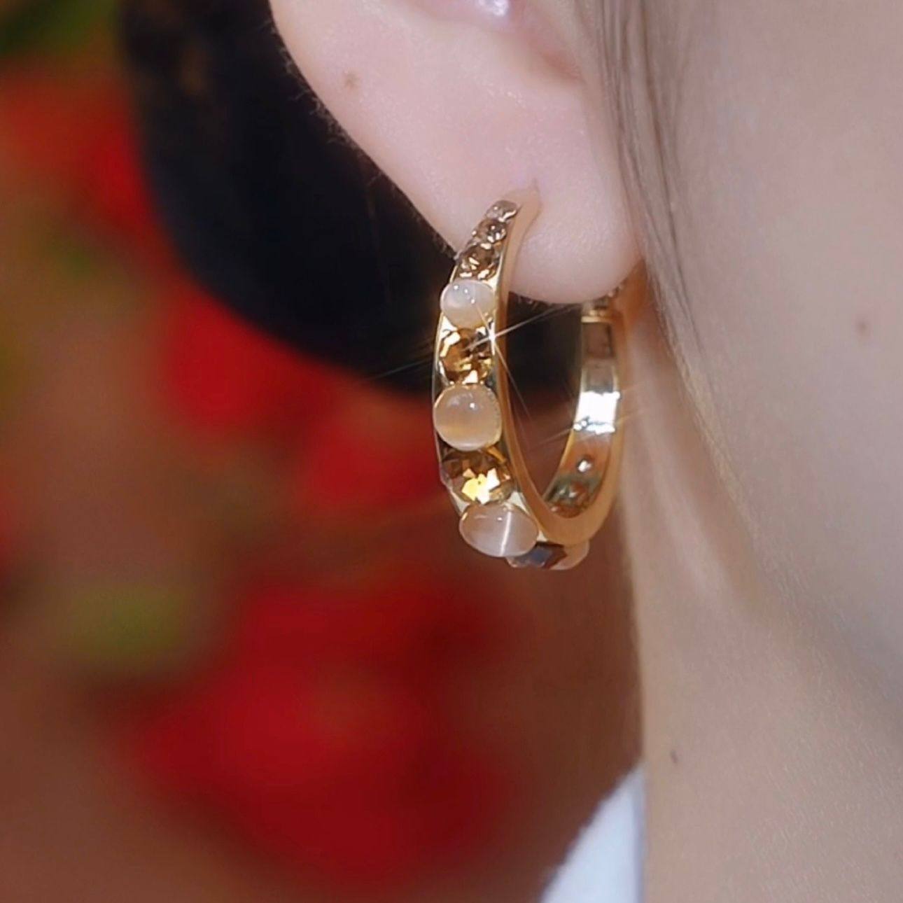 2026新款轻奢美拉德亮片银耳环925纯银针小众设计感耳钉气质耳饰,饰品/流行首饰/时尚饰品新,耳钉,淘宝优惠券,粉丝福利购,淘宝优惠卷