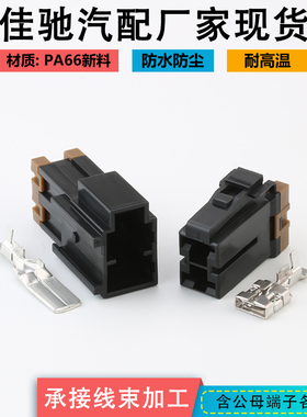 DJ7021Y-9.5-11/21 大电流插头2P2孔 国产7122(7123)-4123-30