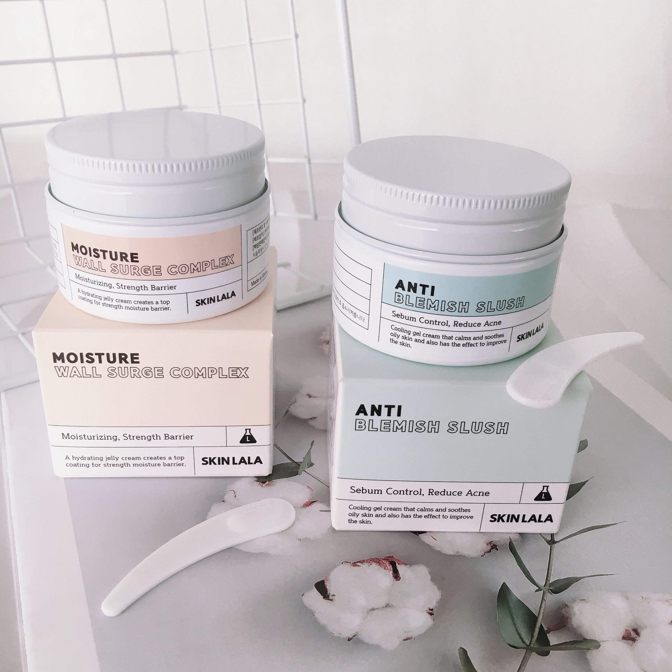 冰感清爽 和油痘肌说拜拜~韩国思家保湿啫喱面霜清肌净痘修复面霜