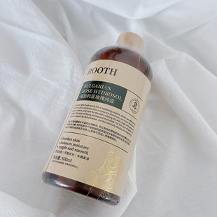 毛孔嫩翻了~ROOTH保加利亚玫瑰纯露水保湿精华水柔嫩湿敷水500ml