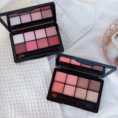 日常妆容一盘搞定~洛丽莲娜桀骜狂野八色眼影盘细腻珠光哑光提亮