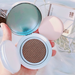 水光肌伪素颜...干皮会上瘾的~JEME水漾臻颜气垫BB霜亲肤保湿持妆