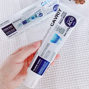 牙渍橡皮擦~加拿大CF牛磺酸氨基酸复合态焕白先锋色修牙膏150g