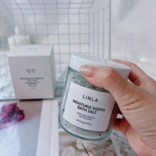 精致泡澡有一套 琳家滋润舒缓身体护理磨砂盐细腻250g泡脚浴盐