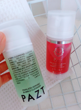 让毛孔自由呼吸~PAZT无痛有氧小气泡洁面乳控油清洁洗面奶100ml