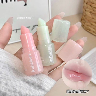 润到飞起~kobeleen倍润嘟嘟润唇膏滋润保湿无色防干裂固体唇膜