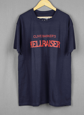 养鬼吃人Hellraiser猛鬼追魂Clive Barker纯棉短袖夏季休闲男T恤