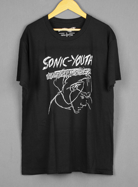 Sonic Youth音速青年短袖实验噪音摇滚地下传奇城市风宽松男女T恤