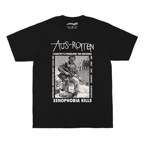 Aus-Rotten短袖美式硬核朋克
