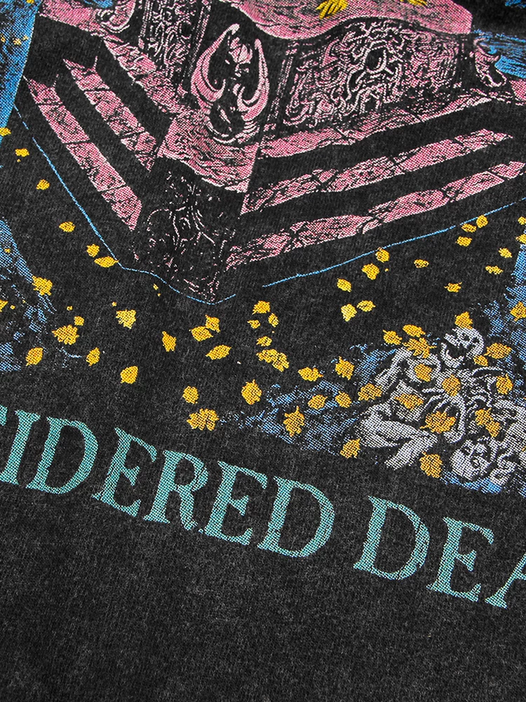 Gorguts Considered Dead death metal чистый хлопок стирка off-shoulder тяжелый ретро мужская футболка с коротким рукавом